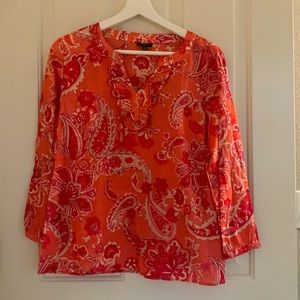 Talbots Floral Top